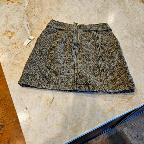 Anthropologie Pilcro Quilted Lined Mini Skirt - Picture 4 of 8